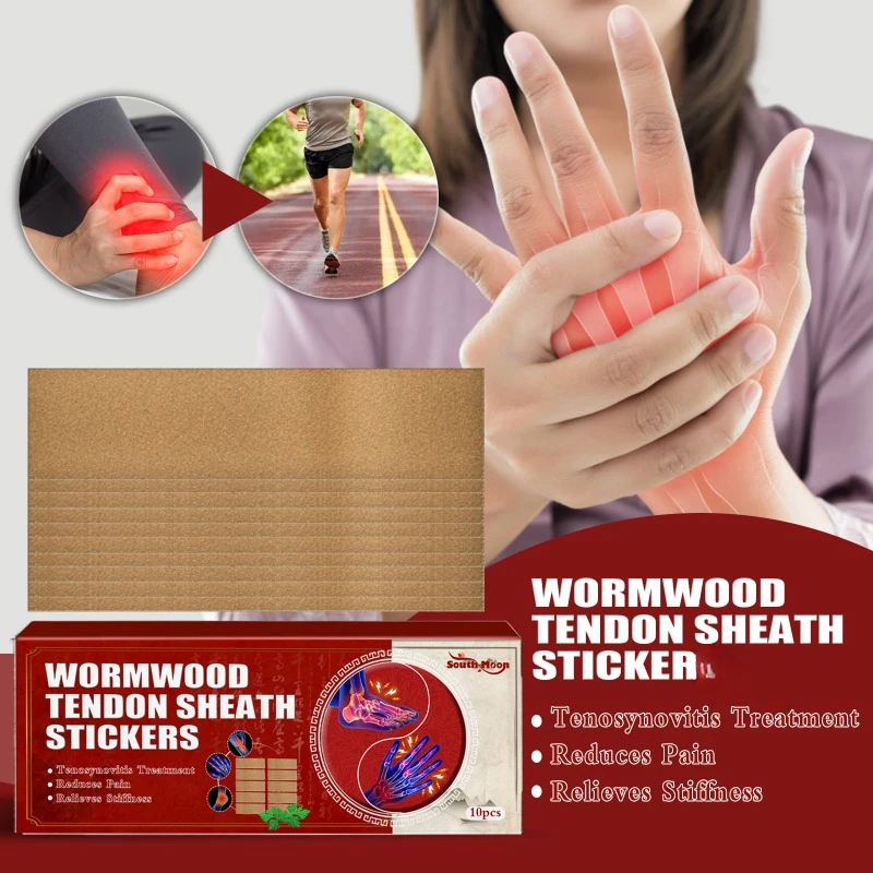 Wormwood Tenosynovitis patch heel plantar bone spur Pain Foot Care Joint wrist Tendon Sheath Stiffness relief Treatment stickers