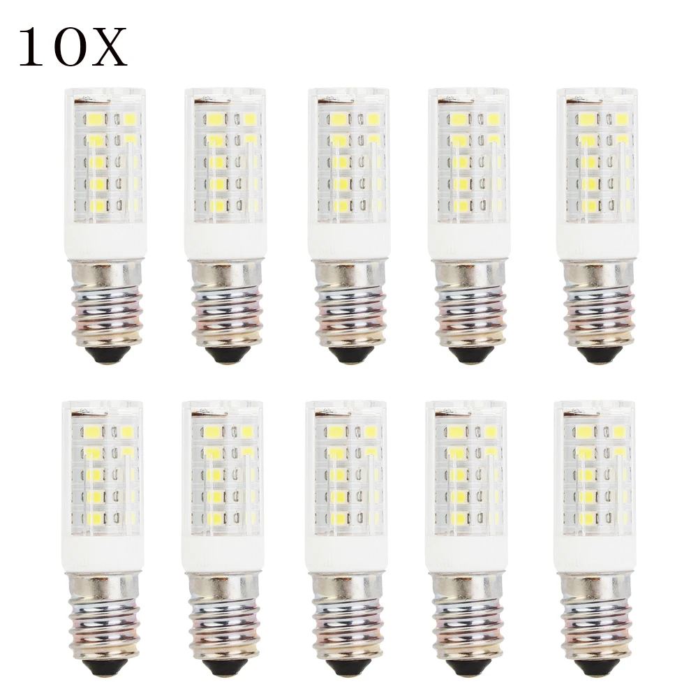 

10Pcs Led Corn Light Bulbs Mini Bulb 8W 800Lumen Ceramic Body 220V Lights E14 240V Smd2835 240V Lamp Warm White Bedroom Living