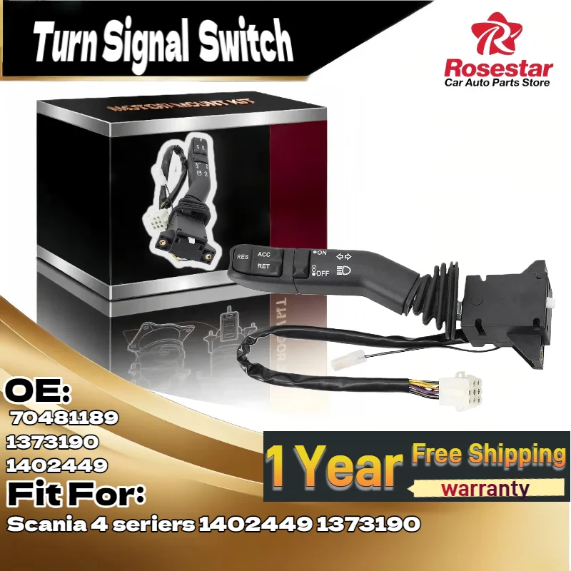 

1402449 1373190 Turn Signal Steering Column Switch for Scania 4 Series