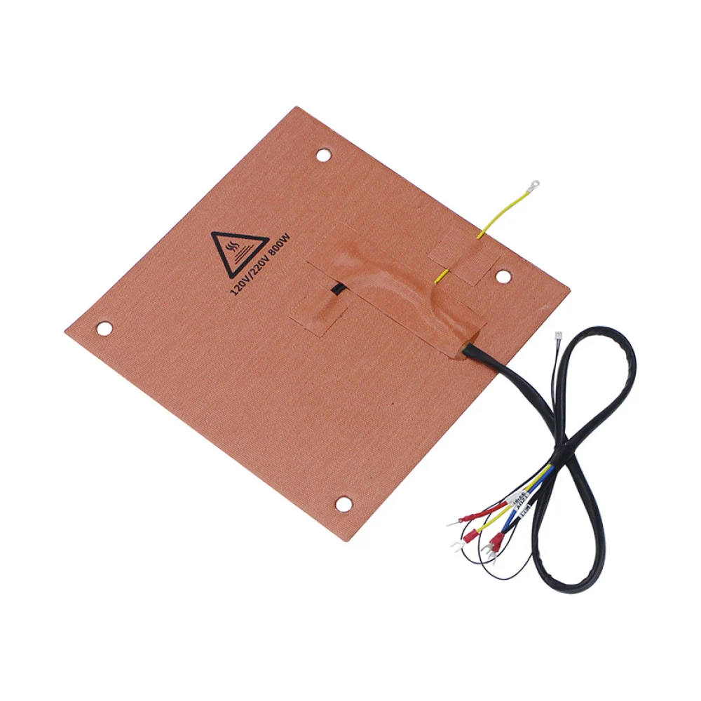 For Creality K1 Max 120V/220V Imported Dual Voltage Nylon Fabric Heating Pad 305*301mm 800W 157° Heater Bed Mat for K1 MAX Parts 6