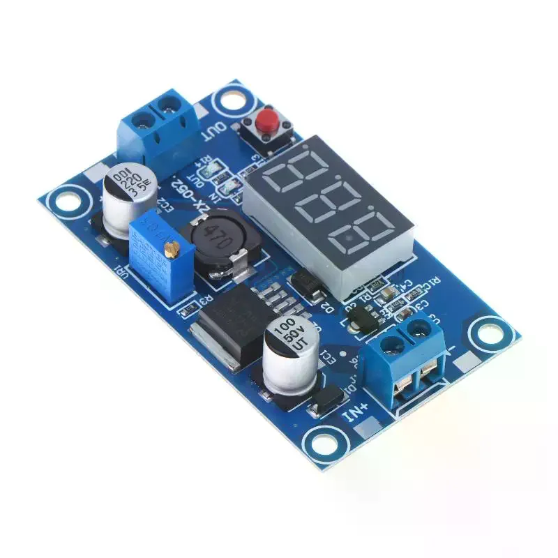 DC DC Step Down Converter LED Display Voltage Regulator Volt Meter 4.0~40 To 1.3-37V Adapter Adjustable Power Supply LM2596