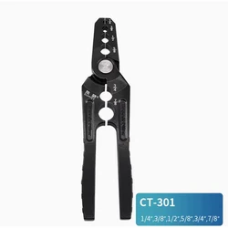 Manual copper tube round and flat tube repair pliers refrigeration tool pliers CT-301 diameter 1/4