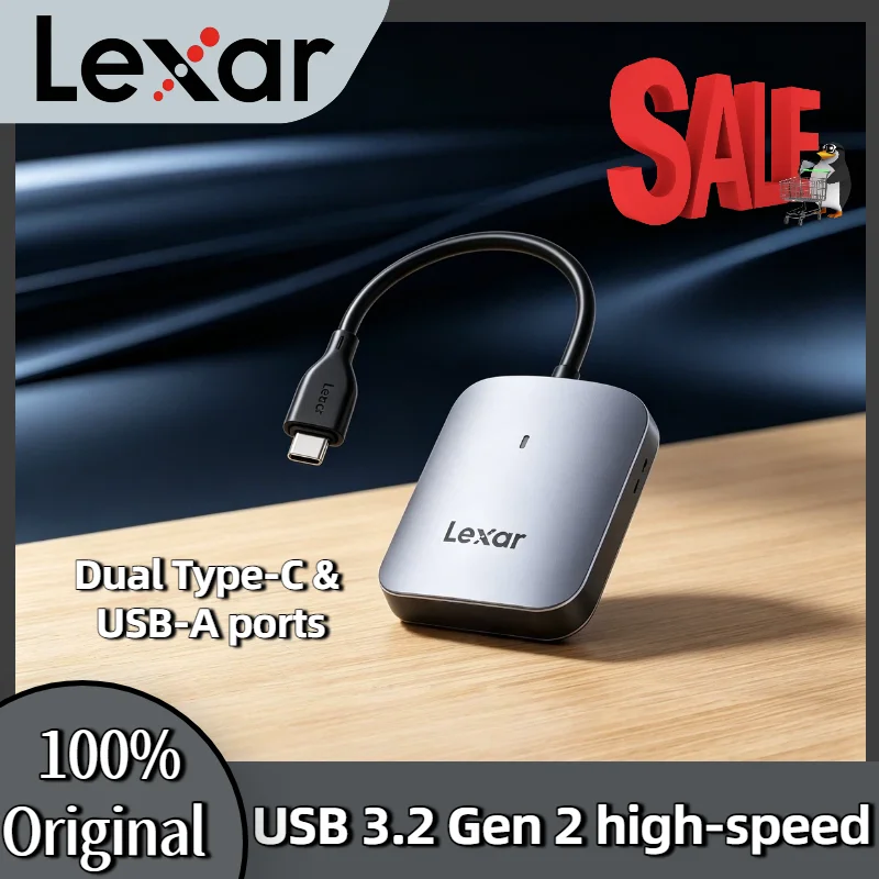 lexar-professional-cfexpress-type-a-sd-card-reader-usb-32-gen-2-dual-slot-10gbps-900mb-s-312mb-s-for-sony-camera-photographer