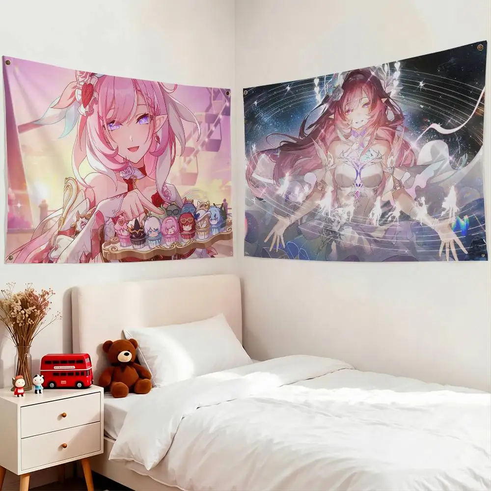 Game Honkai Star Rail Cyrene Flag Suitable For Party Club Outdoor Interior Wall Decoration Banner Fans Gift