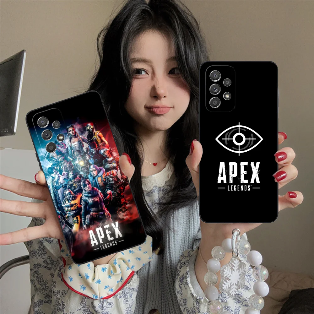 Mobile APEX Legends Phone Case for Samsung Galaxy A73 72 71 70 55 54 53 52 35 34 32 23 14 13 5G Black Cellphone Smartphone Cover