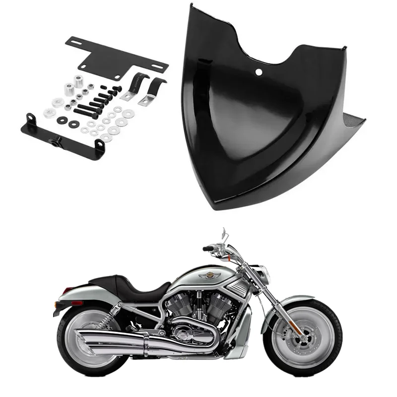 

For Harley Touring Sportster XL V-ROD Dyna Fatboy Softail Motorcycle Acsessories Front Chin Fairing Spoiler Mudguard