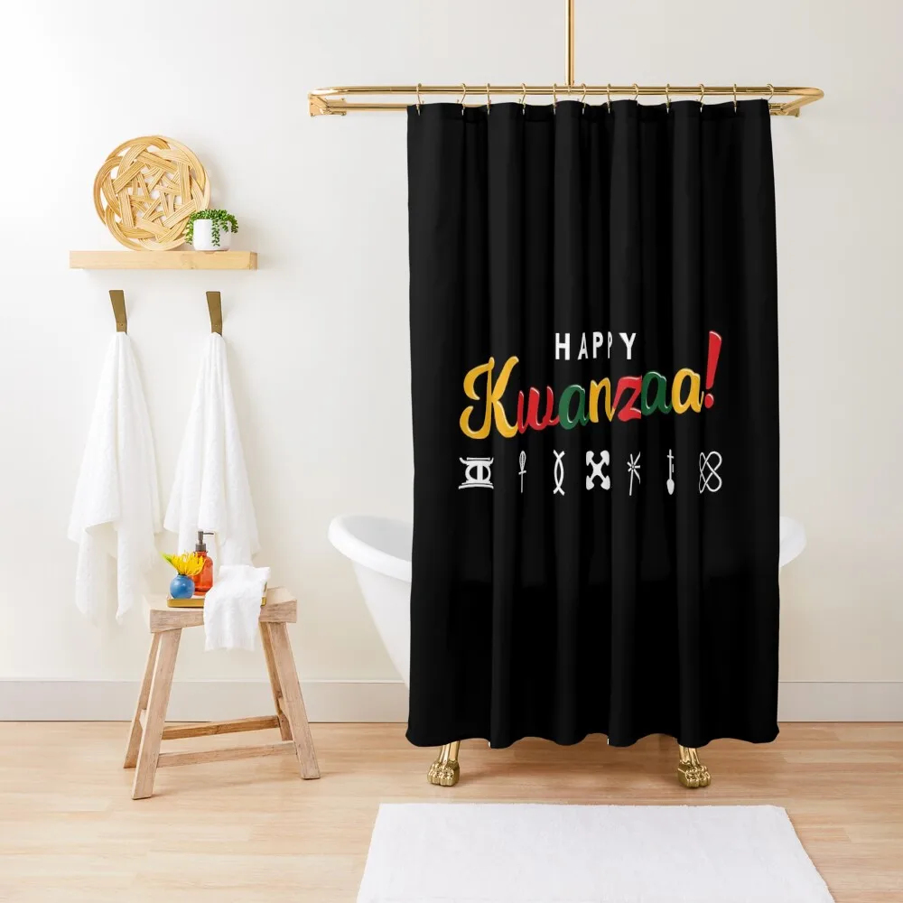 

Symbols Principles Of Kwanzaa design Shower Curtain Anime Shower Bathroom And Shower For Bathroom Curtain