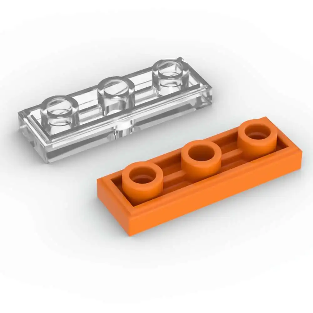 

MOC, 10 шт., высокотехнологичная совместимость, 35459, панель с отверстием, кирпичная шина, строительный блок, модифицированный 1x3, перевернутая головоломка, частица, игрушка, подарок для ребенка