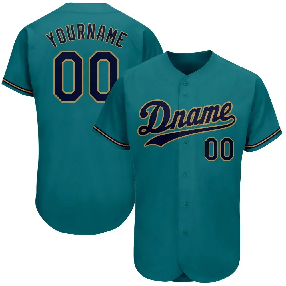 Custom Baseball Jersey Personalized Printed Team Name/Numbers Make Your Own V-neck Sweat-absorbing Softball Sportswear for Men