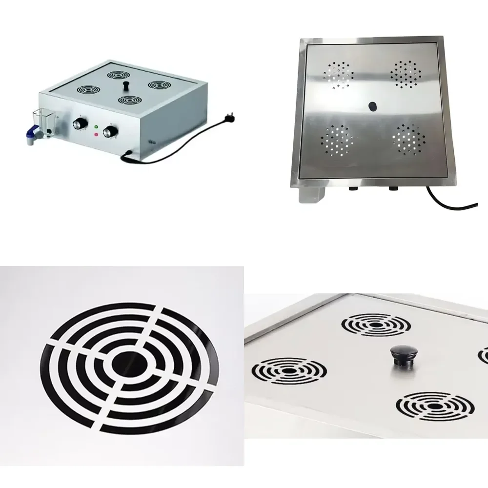 2026 Hot！ Temperature Adjust Electric Chinese Bun Steamer Machine 4 Steam Outlet Commercial Stainless Steel Food Steamer 220V