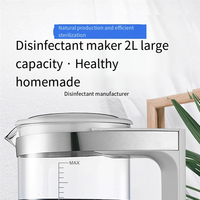 2L Hypochlorous Acid Water Disinfectant Machine Maker Sodium Hypochlorous Generator EU Plug Sodium Chlorate Generator 1 Piece