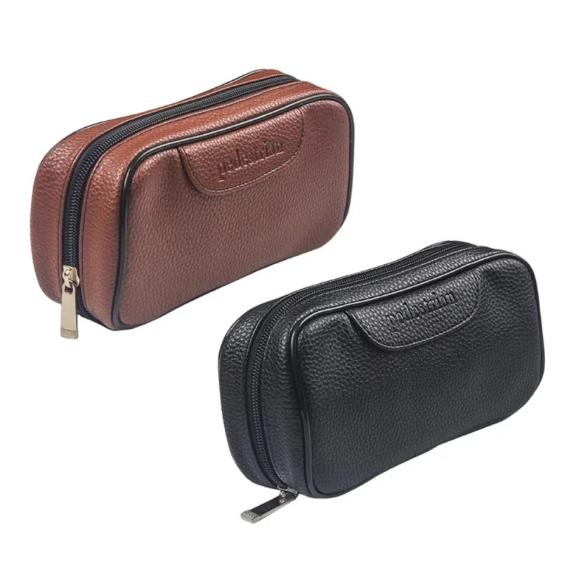 

Portable Soft PU Leather Smoking Pipe Bag Travel Tobacco Pipe Storage Pouch for Smoking Tools Accessories