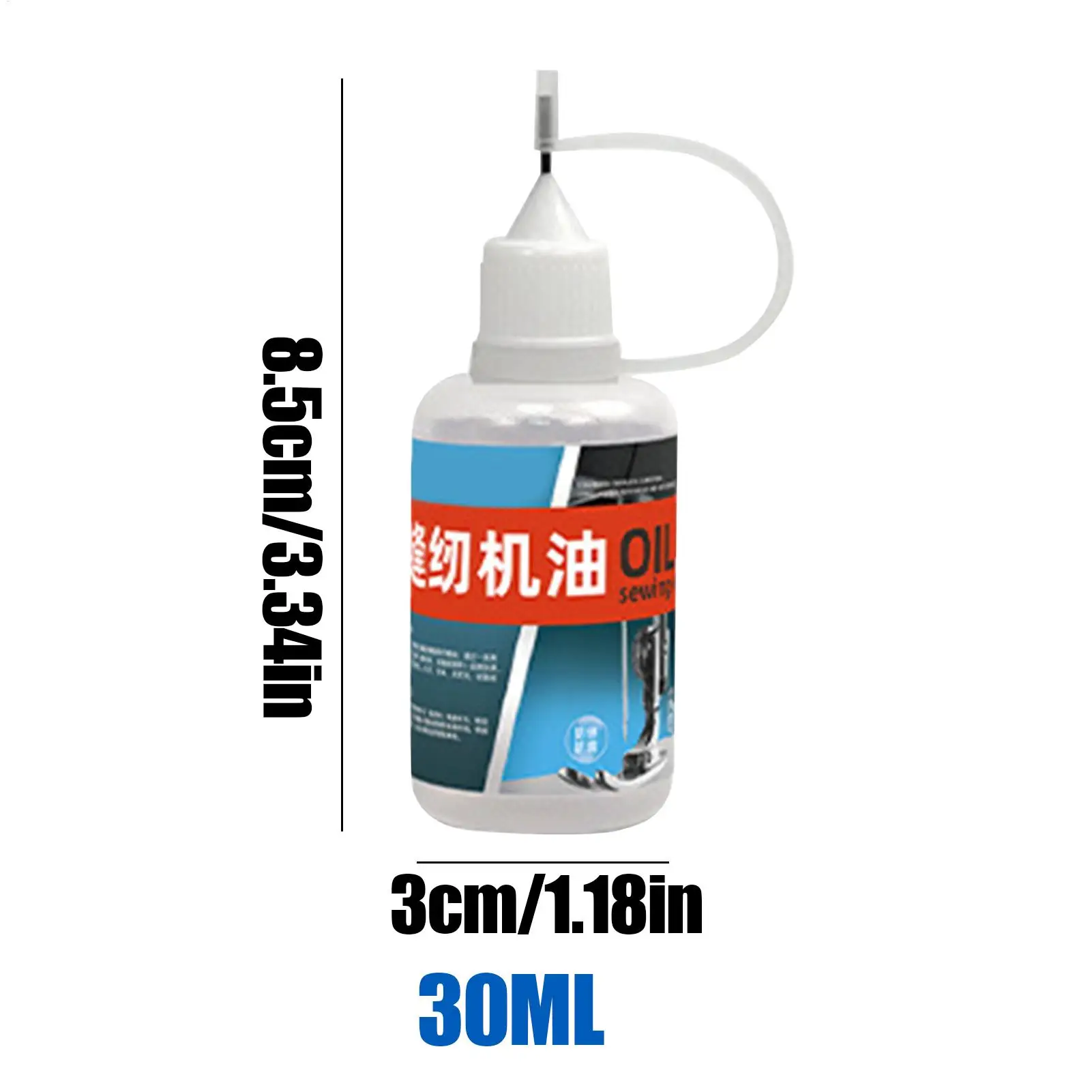30ml Sewing Machine Oil Commercial Lubricant High-Temperature Lubricating Oil for Door Hinge Garage Household Lock Applications view 6