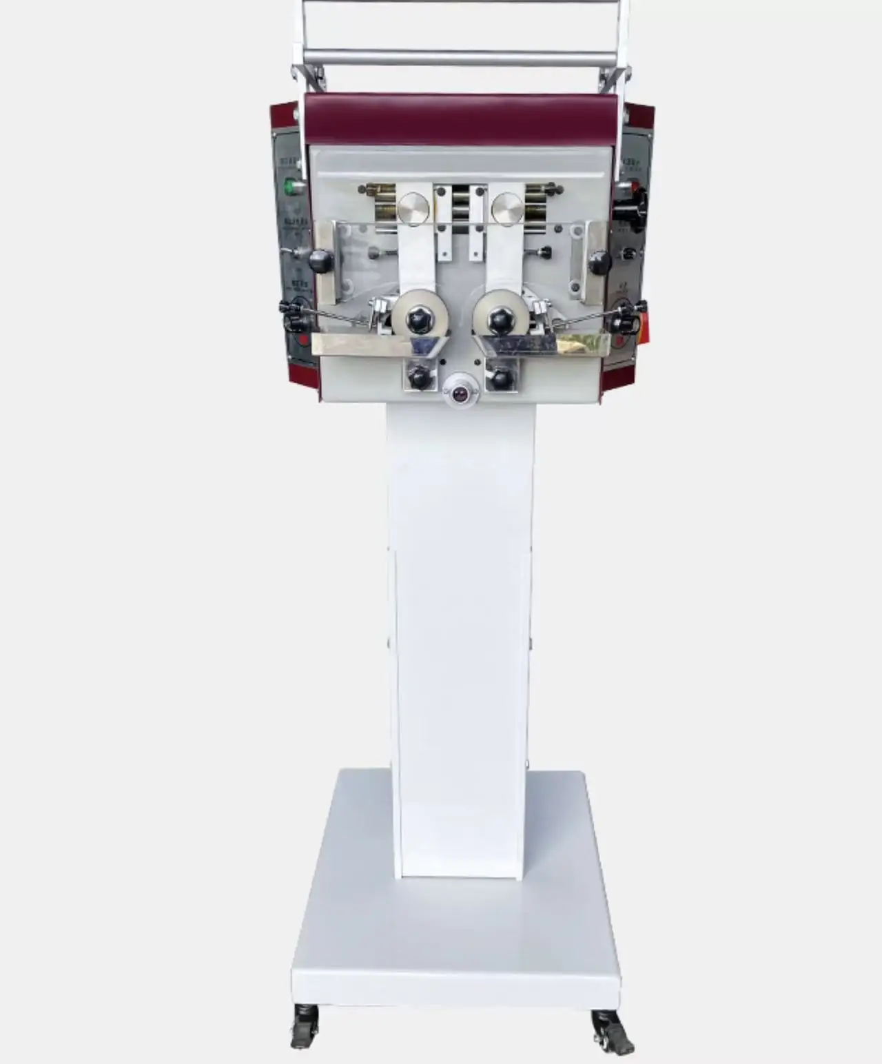 Automatic Double Sided Leather Edge Inking & Printing Machine New Condition Belt Coloring Device