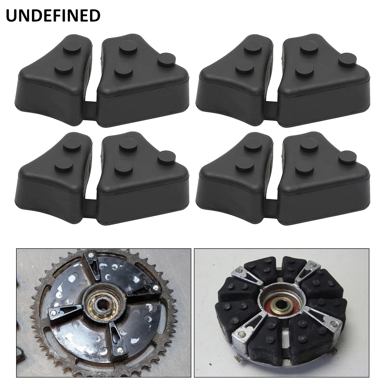 Rueda trasera de goma para motocicleta, 5Y1-25364-00-00 para Yamaha MT-03 XT 600/660 XV 125/250, amortiguador, cojín de absorción de impacto, piezas de goma