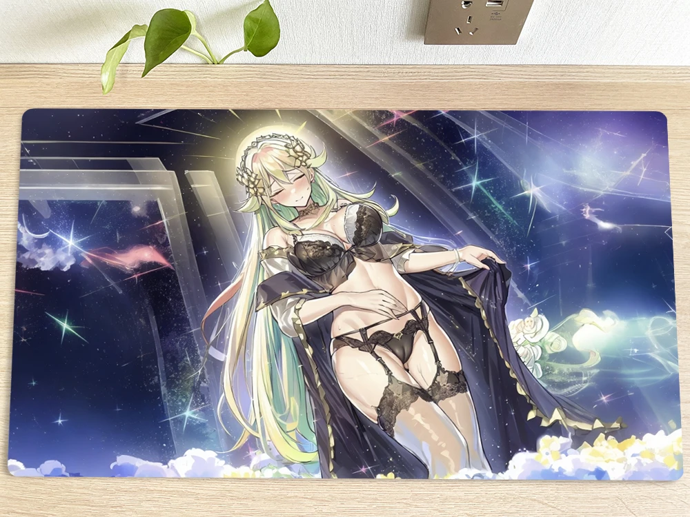 

Настольный игровой коврик YuGiOh, коврик для мыши с изображением погоды, художника Луны, TCG, геймерских карт, игровой коврик для мыши, 60x35 см, коврик для мыши, сумка