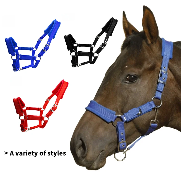 Paardenproducten Op maat gemaakt ontwerp Paardaccessoires Hardware Hoofdkraag Paard Nylon Paardenhalster