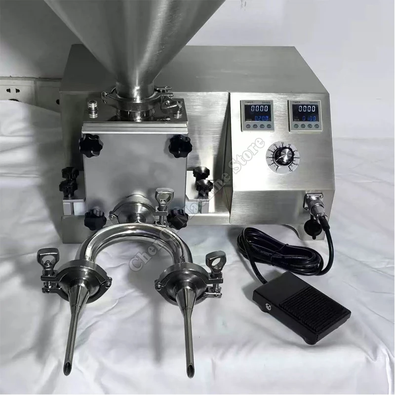 Cream Puff Filling Machine Hard Ice Cream Fruit Jar Jam Filling Machine Automatic 20L Jam Infusion Machine