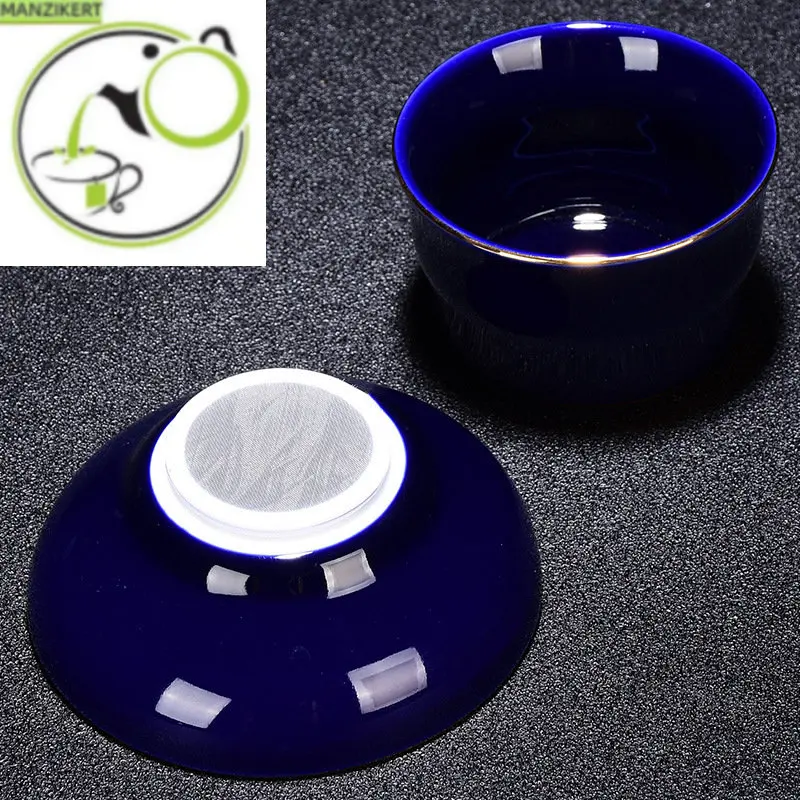 

Набор для заваривания чая с чайной чашкой и стальным чайным ситечком для удобного и легкого экологически чистого чайного Ситечка с фильтром для устойчивости