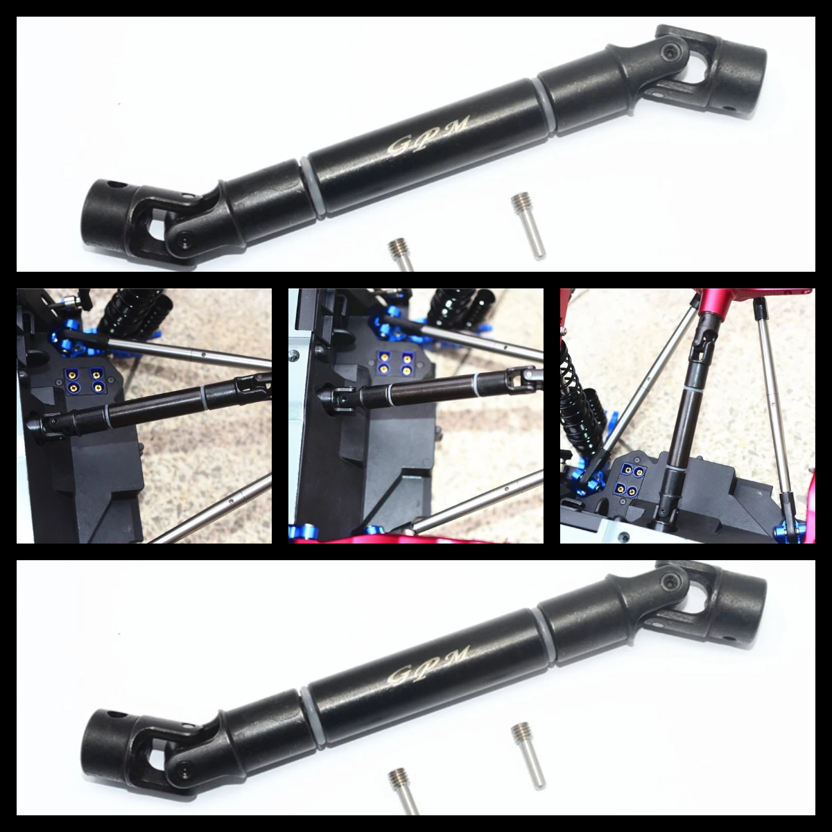 GPM LOSI 1/6 Super Baja Rey voor gehard staal # 45-verdikte aandrijfas achteraan