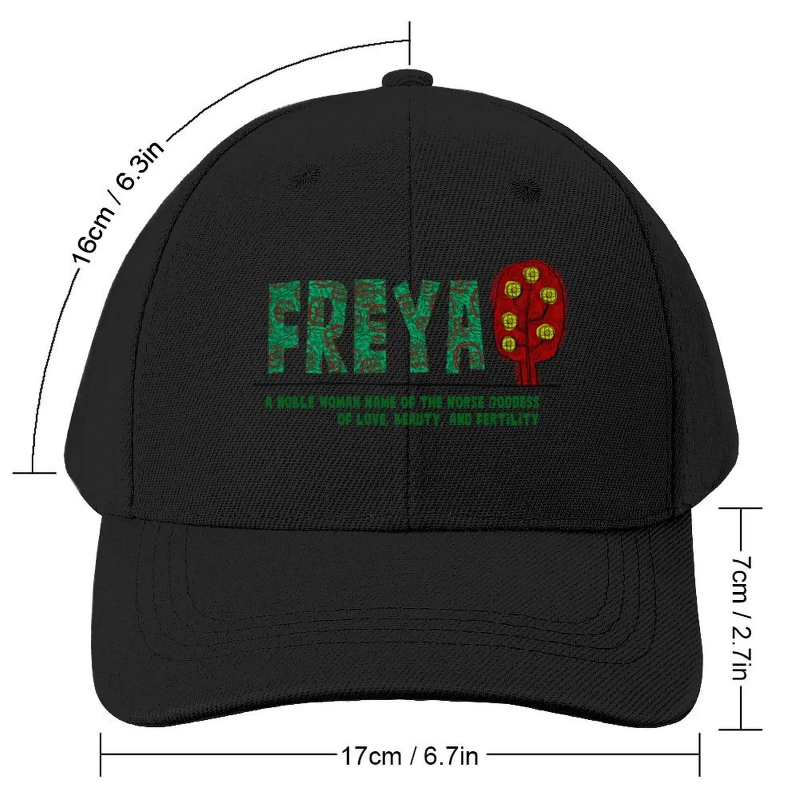 Freya, Antonio Gómez, Backroomart Baseball Cap Icon Anime Vintage Big Size Hat Men Women's