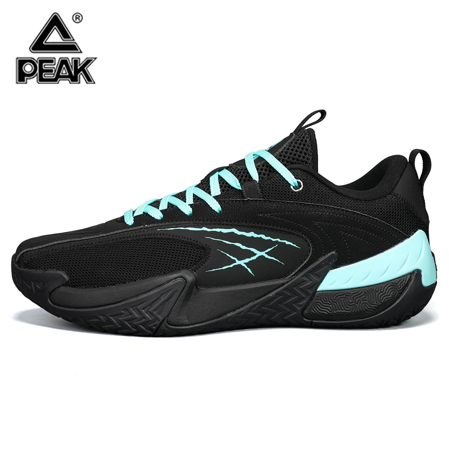 الذروة أحذية كرة السلة الجديدة الرجال منخفضة أعلى تنفس شبكة أحذية رياضية عدم الانزلاق مقاومة للاهتراء أحذية رياضية في الهواء الطلق للتدريب القتالي