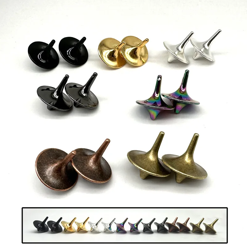 Mini Small Hand Spinner Metal Spinning top Exquisite Perfect Balance Desktop Gyro Anxiety Stress Relief Toys Adults Teens