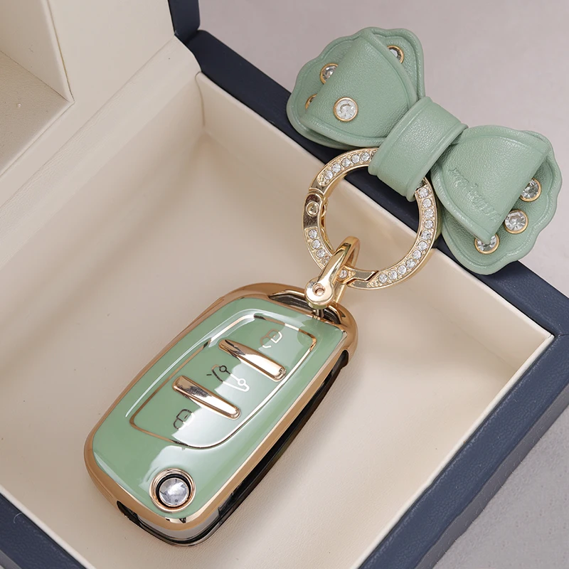 TPU Car Key Case Cover For DS DS3 DS4 DS5 DS6 For Peugeot 306 407 807  For Citroen C1 C2 C3 C4 C5 XSARA PICA Key Shells Fob