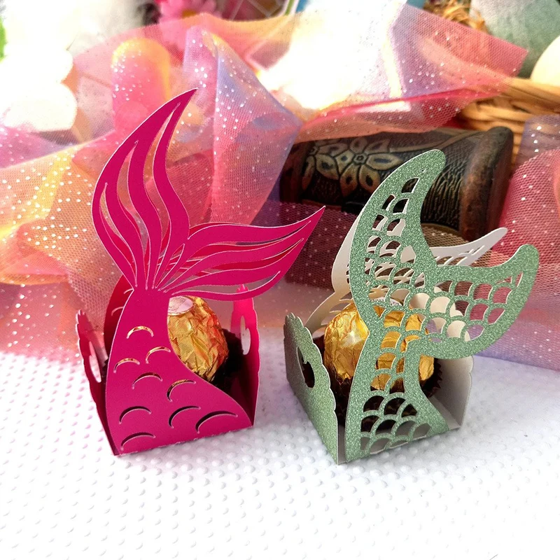 

Mermaid Box Metal Cutting Dies Scrapbooking Album Paper Cards Decorative Crafts Embossing Die Cuts