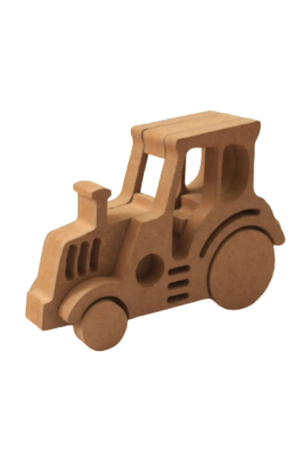 Tractor de madera