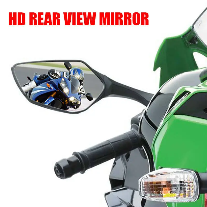 Motorcycle LED Rearview Mirror with LED Lights Side Mirrors for Kawasaki Ninja ZX 10R ZX-10R 2011-2015 2016-2020 H2 2014-2015