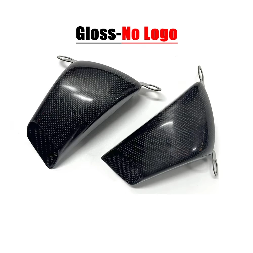 Para YAMAHA YZF-R1 R6 R3 R7 R9 2025 pinza de fibra de carbono cubierta de radiador conductos de aire freno refrigeración disipador de calor R1 R6 R3 accesorios