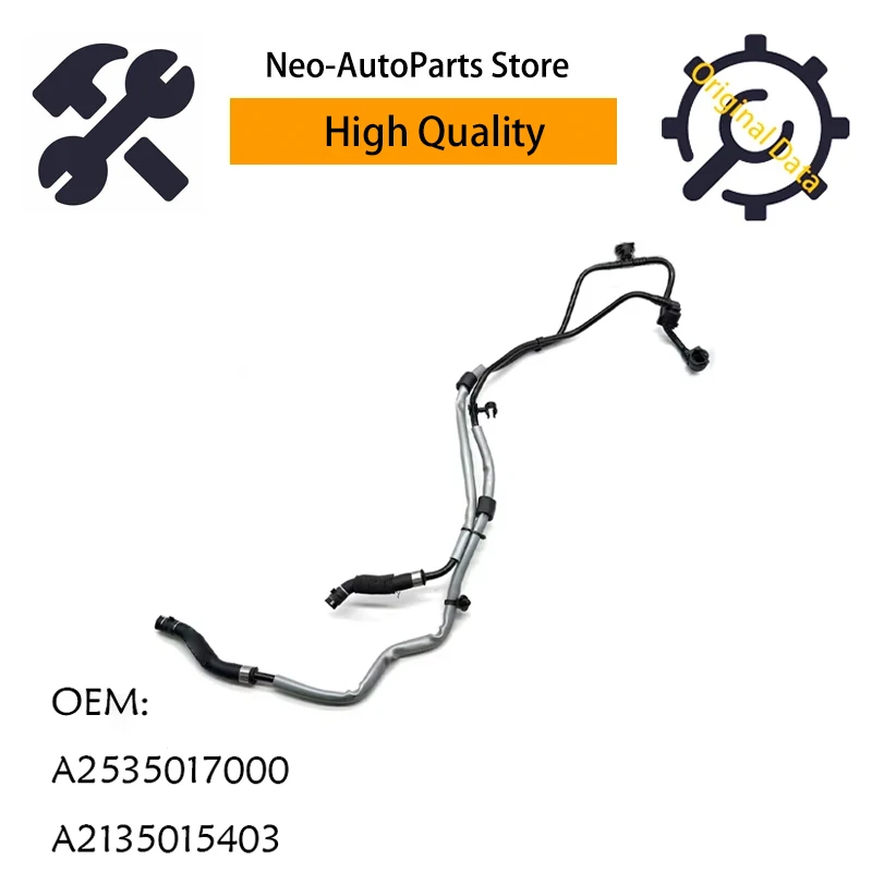 A2535017000 Auxiliary Kettle Return Pipe Exhaust Pipe For Mercedes Benz W213 X253 C238 C253 OEM A2135015403 2535017000