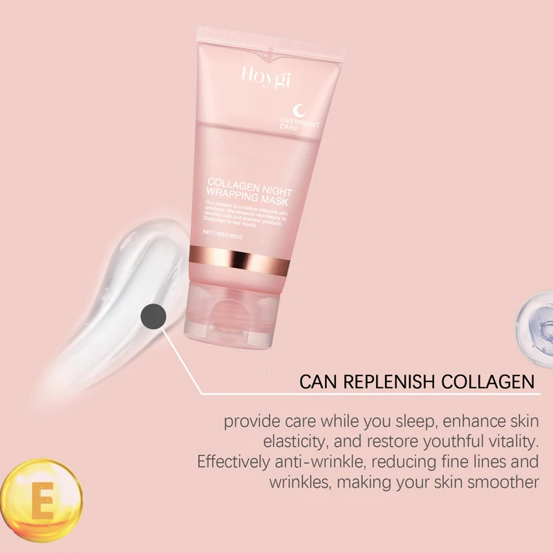 الكولاجين بين عشية وضحاها التفاف تقشر قناع الوجه مجموعة الكورية ترطيب عميق ثبات تقليص المسام الكولاجين ليلة التفاف قناع