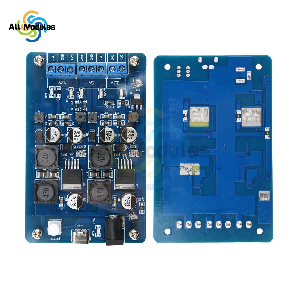 

XL6019 DC-DC Buck Boost Converter Module 5V to 3.3V/4.5-25V Adjustable Output Power Supply DIY Electronics