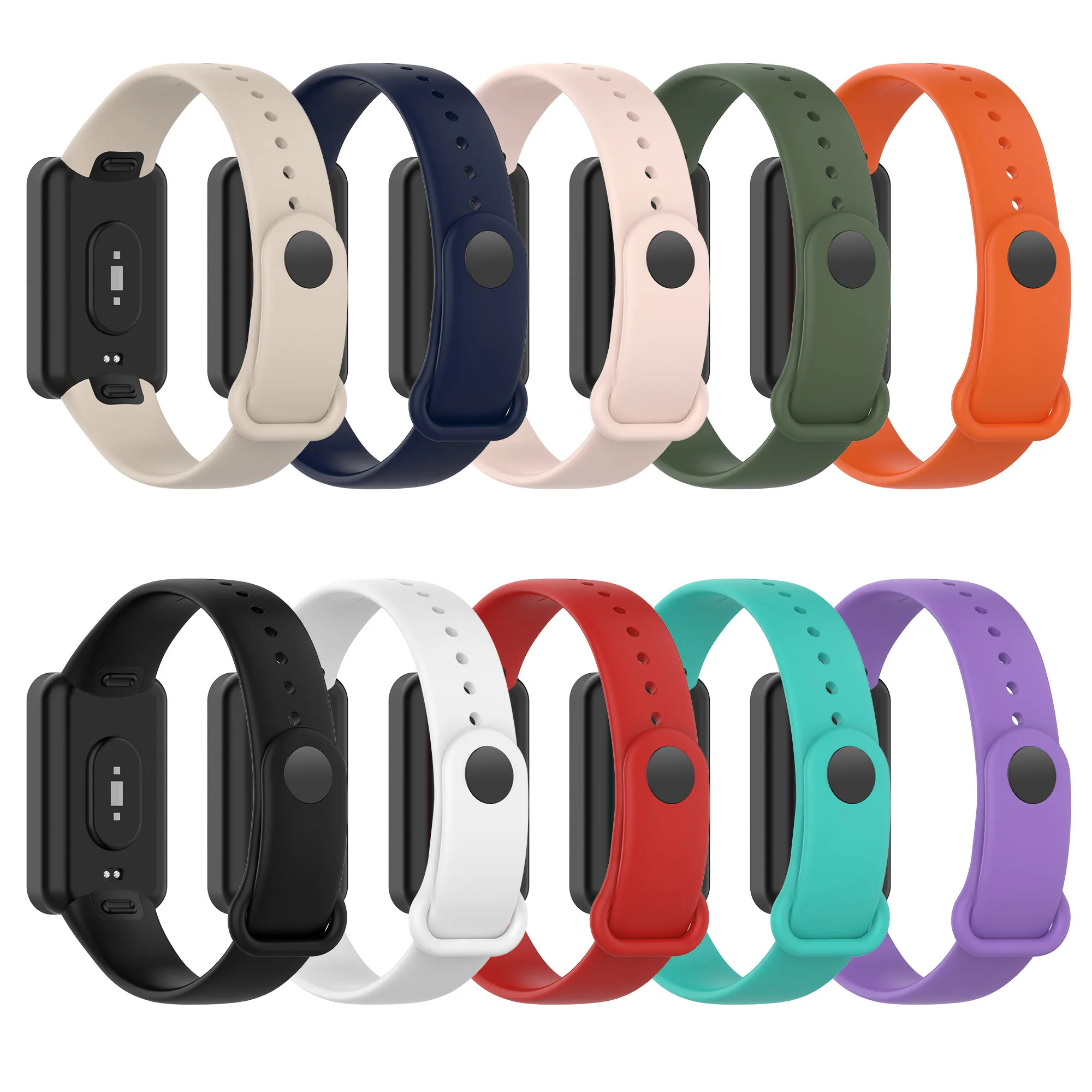 Strap For Redmi Band Pro High Quality Silicone Single Color SmartWatch Sport Bracelet Replacement Wristband Accessories