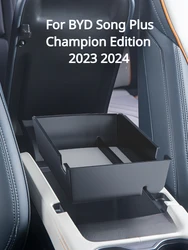 Caja de almacenamiento para Reposabrazos de coche, organizador de Control Central ABS, accesorios de bandeja para BYD Song Plus Champion Edition Seal U EV DMi 2023 2024