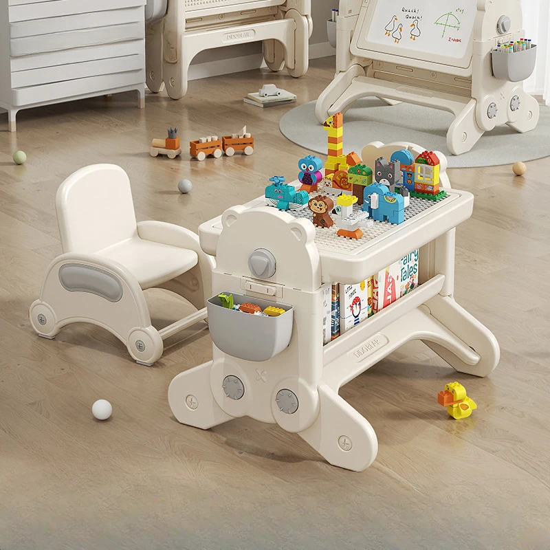 Multifunctional Table Kids Table Collapsible Children's Furniture Chair Schreibtisch Children's Desk Mobile Desktop Mesas Desks