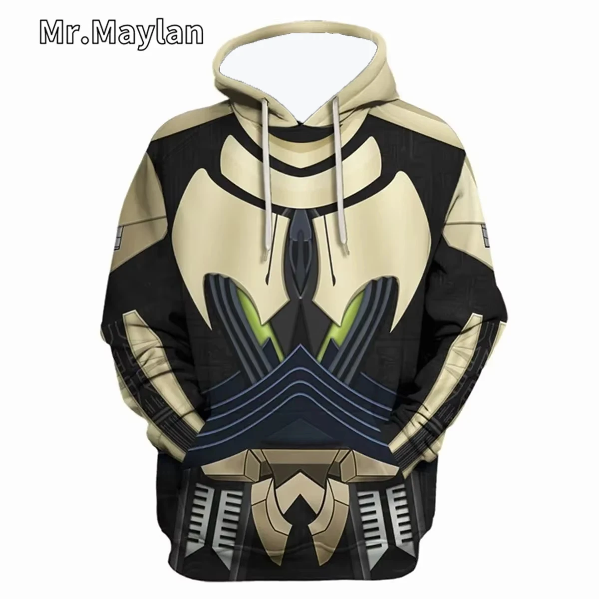 

General Grievous Uniform Role Play 3D Printed Autumn and Winter Men's Hooded Sweatshirt Street Casual Pullover Sportswear