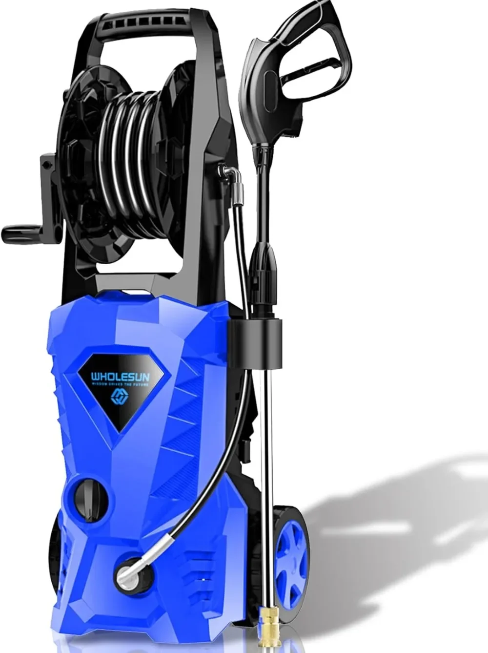 

3000PSI 2.4GPM 1600W High Pressure Cleaner Machine with 4 Nozzles Foam Cannon,Best for Cleaning Homes, Cars, Driveways,(Blue)