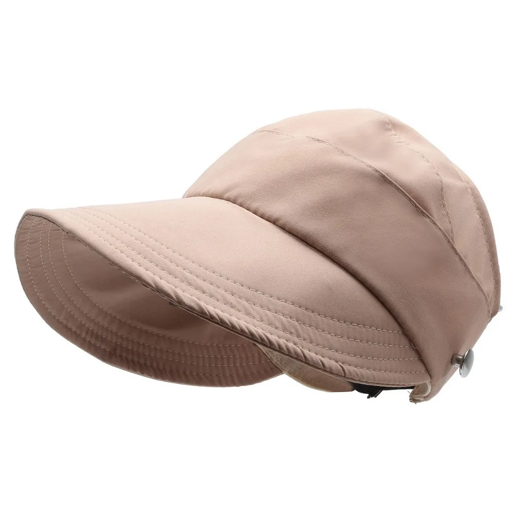 

Дышащие женские солнцезащитные шляпы с широкими полями, защита от ультрафиолета, корейские летние шапки с хвостиком, шляпа от солнца, регулируемые пляжные кепки с козырьком, уличные