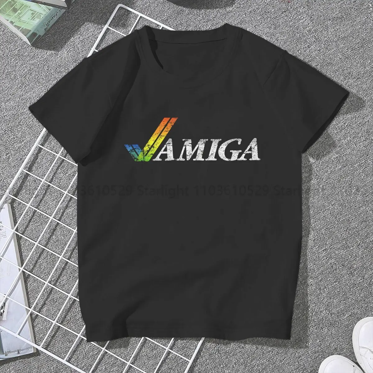 Amiga Gaming TShirt For Girls Commodore C64 Y2k Tees Fashion Female Polyester T Shirt Soft Summer