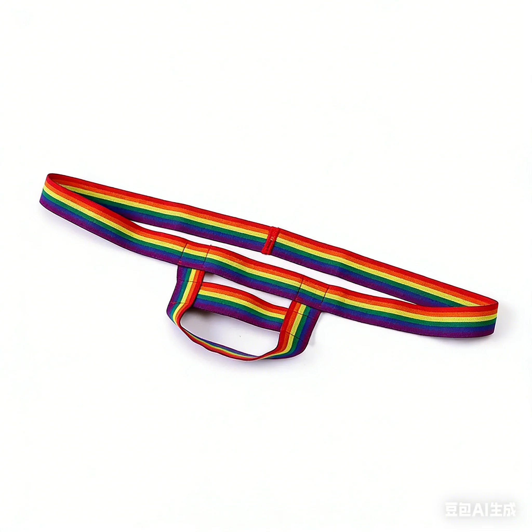 

Мужские стринги с радужными полосками из полиэстера, с кольцевым дизайном, сексуальное белье с эффектом увеличения объема, тематическое белье для интимных встреч в стиле Прайд