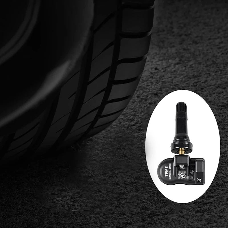 4 Stück Programmierbarer MX-Sensor TPMS Reifendrucküberwachungssensor 315MHZ 433MHZ Universal 2-in-1 Reparaturwerkzeug für Autel Schwarz – Detail 5
