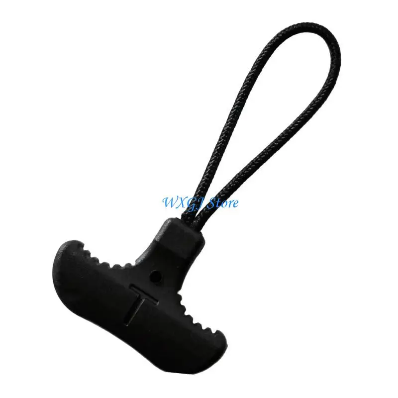 37JE T-Shaped Zipper Puller Durable Zipper Pull Cord Zipper Pulls Backpacks Luggage