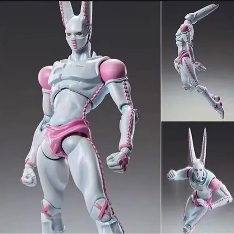 

Jojo Bizarre Adventure D4c Pink Super Action Statue Boxed Collectible Pvc Anime Model Figure For Collection Enthusiasts