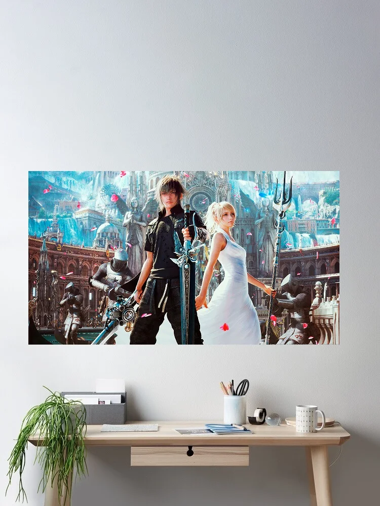 

Final Fantasy Xv Artwork, Art Picture Print Silk Poster, Home Wall Decor