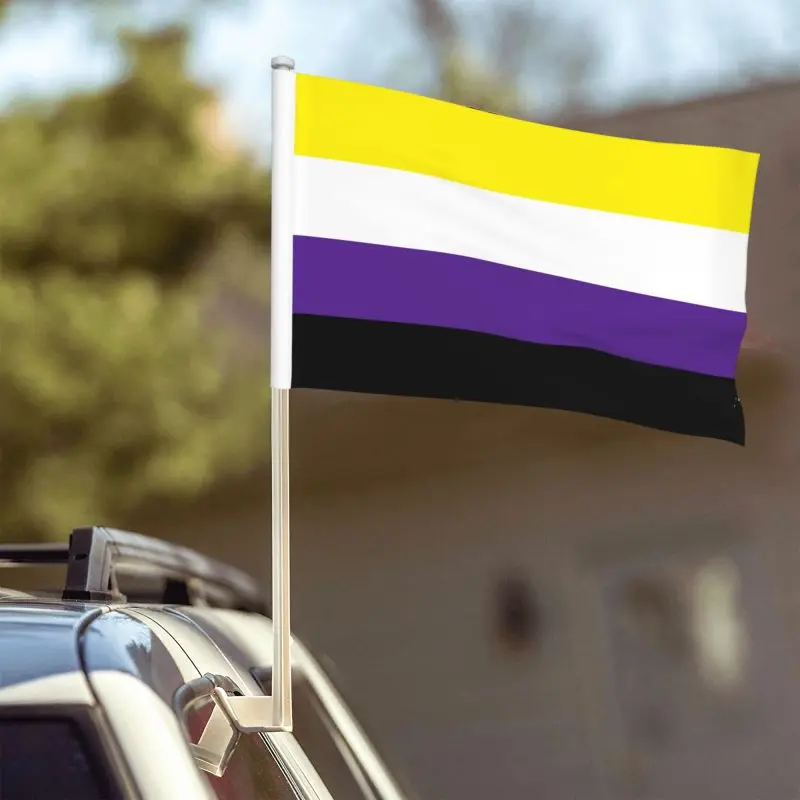 

12x18inch Non-binary Flag 30x45cm Car Flags