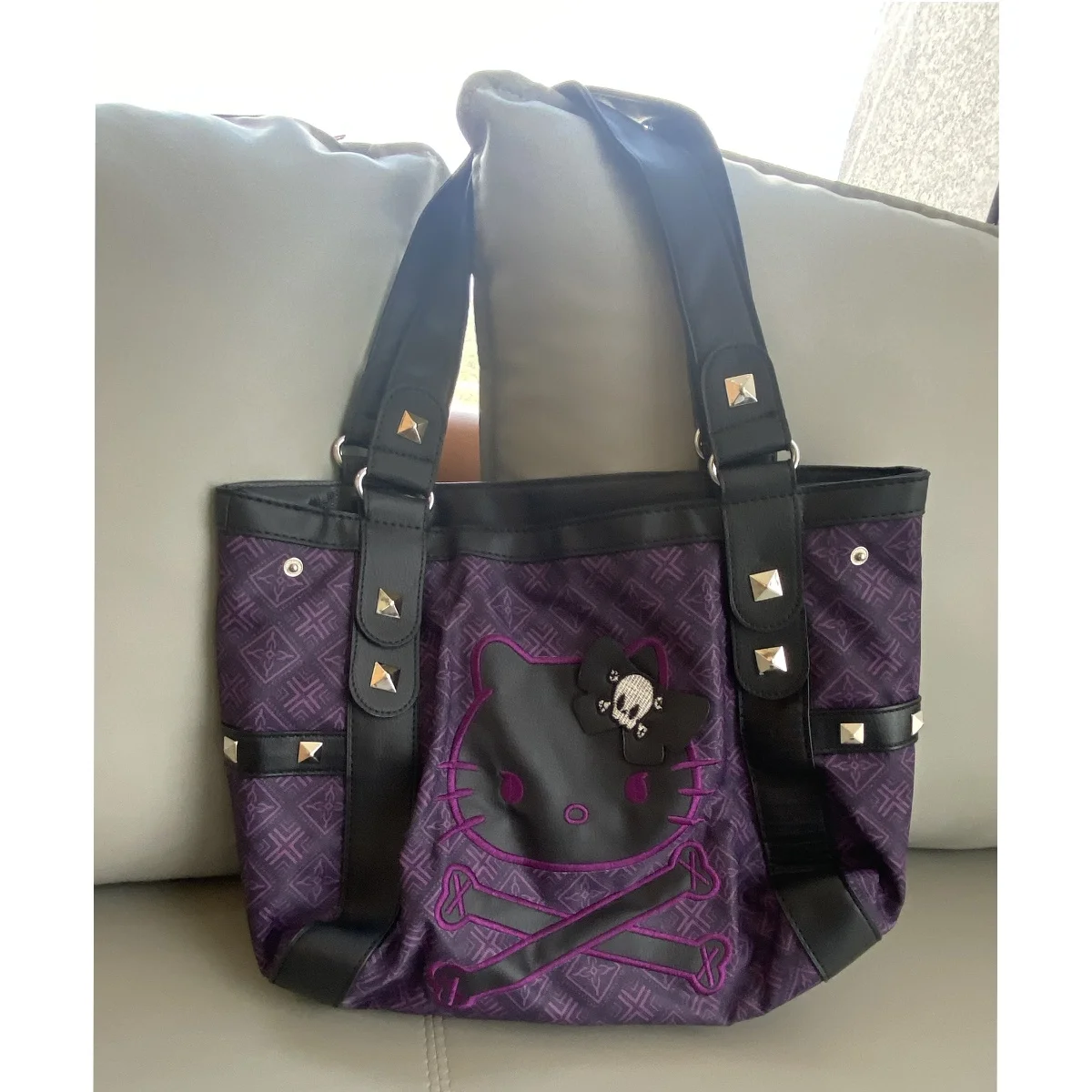 حقيبة كتف نسائية جديدة كارتونية عصرية حقيبة يد أوروبية وأمريكية ذات سعة كبيرة للاستخدام غير الرسمي حقيبة حمل متعددة الاستخدامات #3