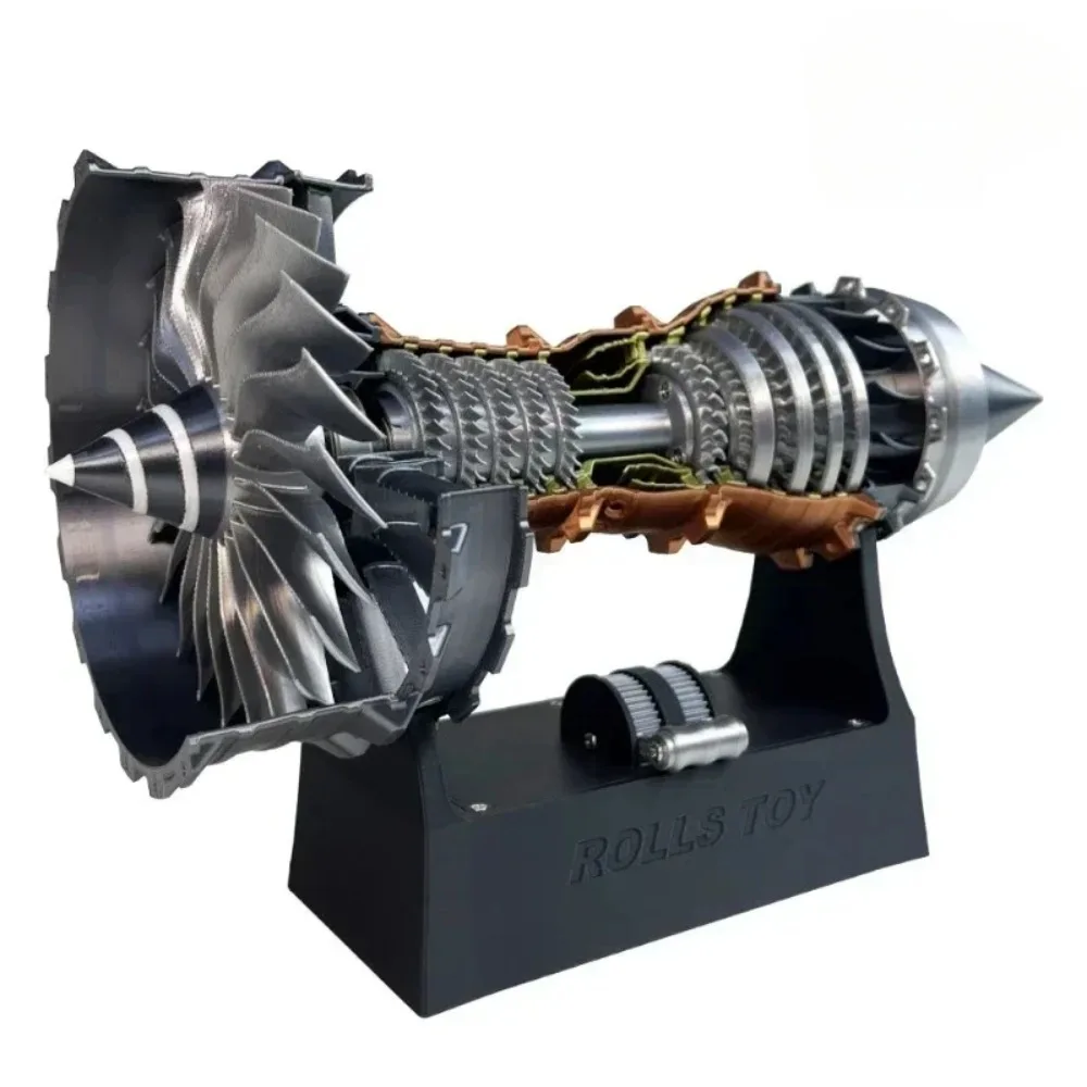 Rollos brinquedos a380 TR-900 aviação turbofan aeronave jato figura de ação motor montado modelo ciência aeronaves brinquedos menino presentes